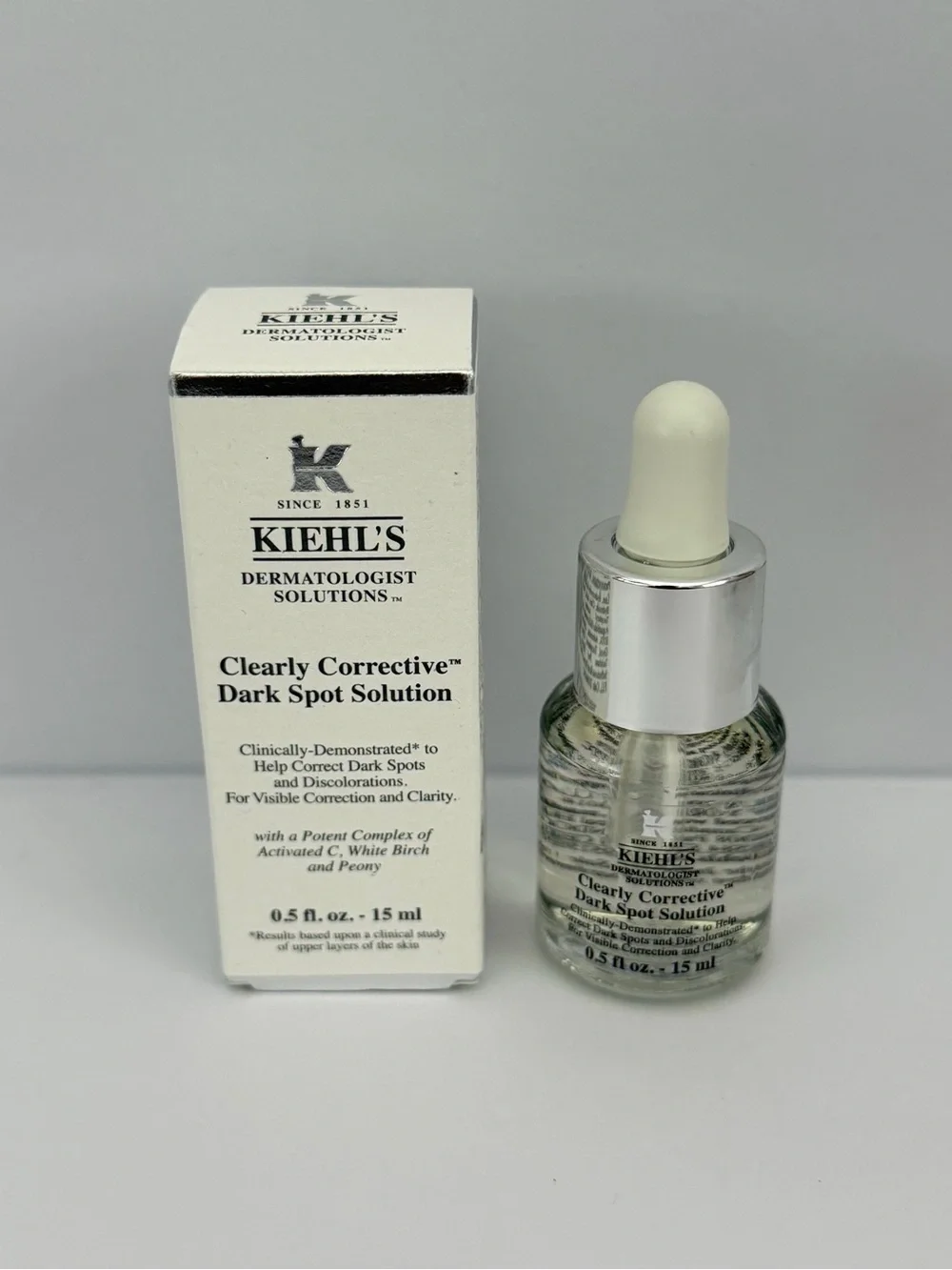 Kiehl's Clearly Corrective Dark Spot Solution 0.5 oz (NIB)